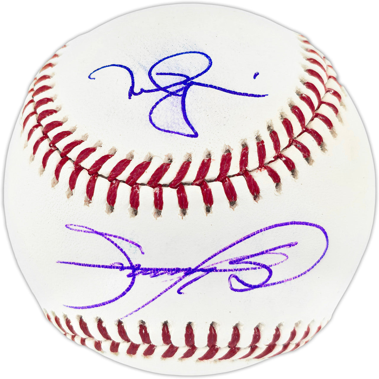 Mark McGwire & Sammy Sosa Autographed Official MLB Baseball (Smudged) Beckett BAS Witness #3W367302