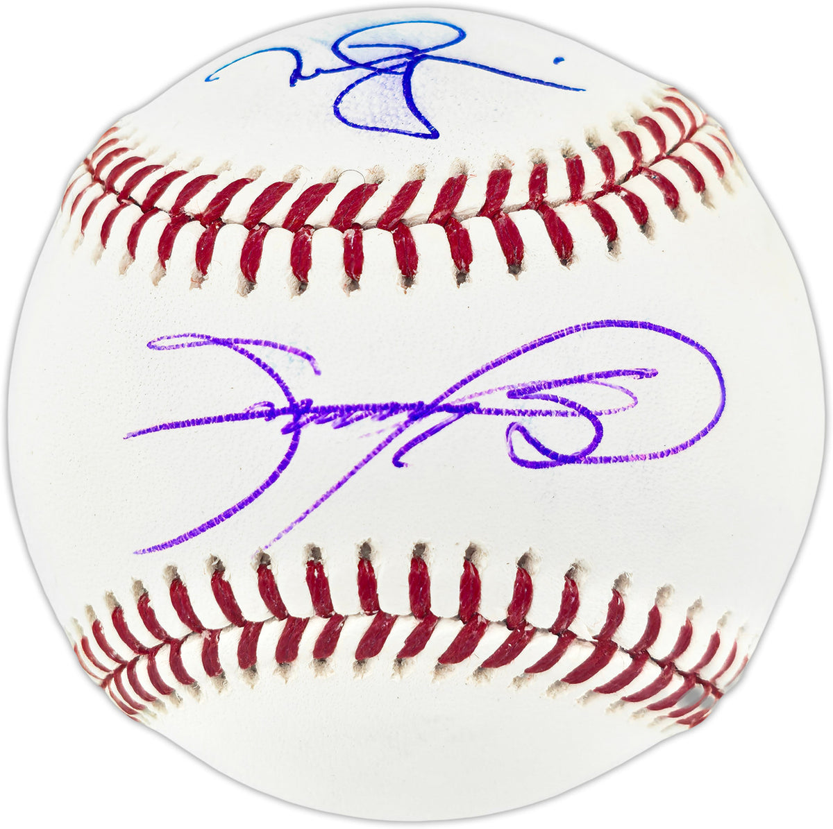 Mark McGwire & Sammy Sosa Autographed Official MLB Baseball (Smudged) Beckett BAS Witness #3W367302