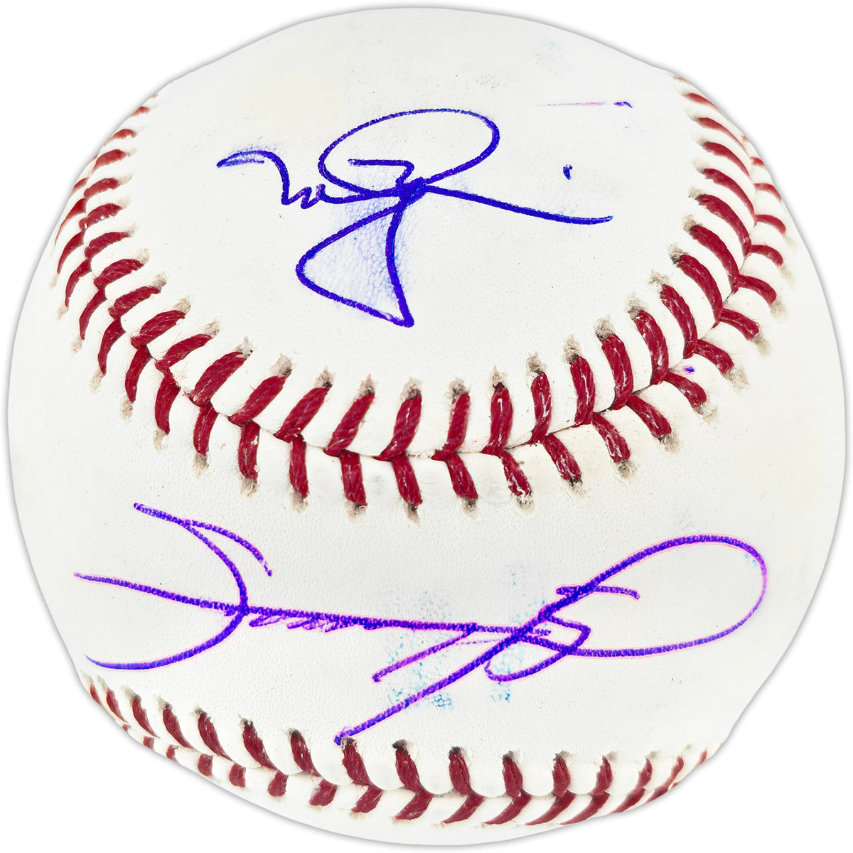 Mark McGwire & Sammy Sosa Autographed Official MLB Baseball (Smudged) Beckett BAS Witness #3W367543