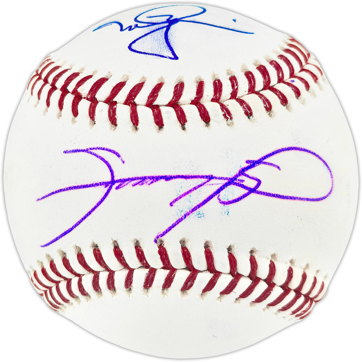 Mark McGwire & Sammy Sosa Autographed Official MLB Baseball (Smudged) Beckett BAS Witness #3W367543