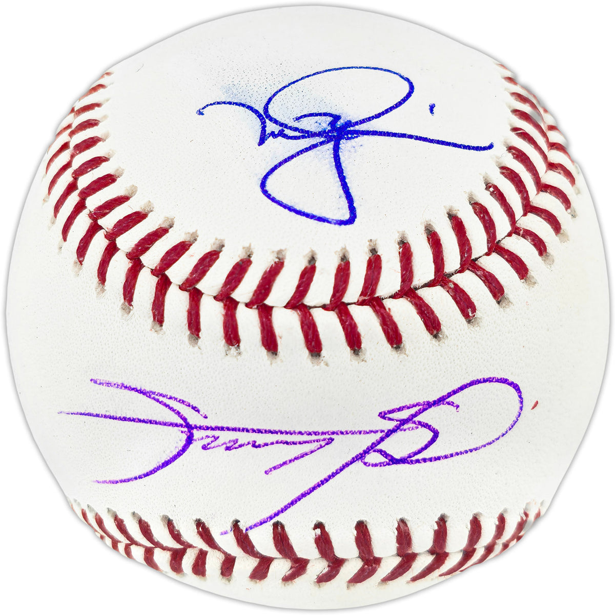 Mark McGwire & Sammy Sosa Autographed Official MLB Baseball (Smudged) Beckett BAS Witness #3W367482
