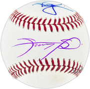 Mark McGwire & Sammy Sosa Autographed Official MLB Baseball (Smudged) Beckett BAS Witness #3W367482