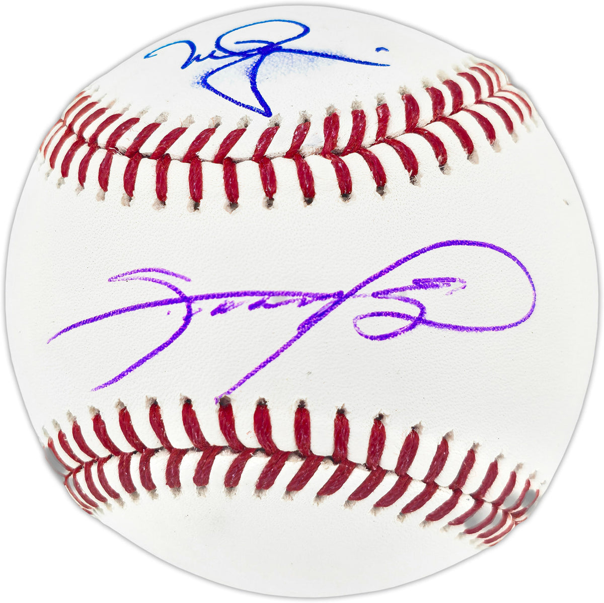 Mark McGwire & Sammy Sosa Autographed Official MLB Baseball (Smudged) Beckett BAS Witness #3W367444