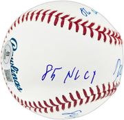 Dwight "Doc" Gooden Autographed Official MLB Baseball New York Mets "86 WS Champs, 84 NL ROY, 85 NL CY, Dr K" (Smudged) Beckett BAS Witness #2W807724