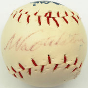 Walt Alston Autographed Toronto Blue Jays Logo Mini Baseball Beckett BAS #AE49078