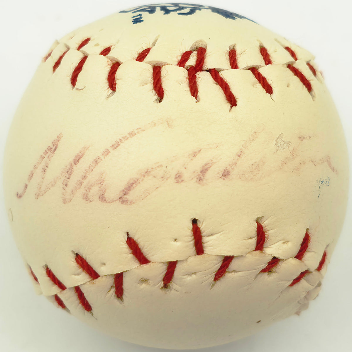 Walt Alston Autographed Toronto Blue Jays Logo Mini Baseball Beckett BAS #AE49078