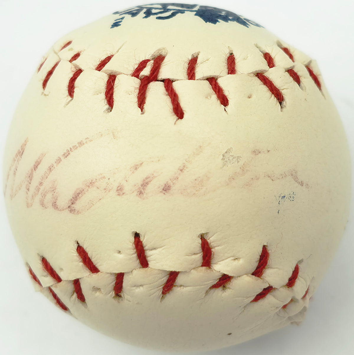 Walt Alston Autographed Toronto Blue Jays Logo Mini Baseball Beckett BAS #AE49078