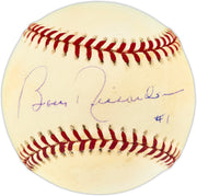 Bobby Richardson Autographed Official AL Baseball New York Yankees Beckett BAS QR #BU86890