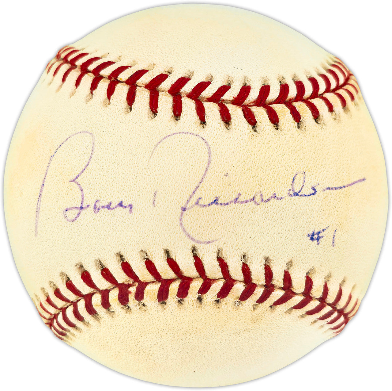 Bobby Richardson Autographed Official AL Baseball New York Yankees Beckett BAS QR #BU86890