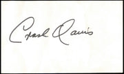 Crash Davis Autographed 3x5 Index Card Philadelphia A's SKU #254474