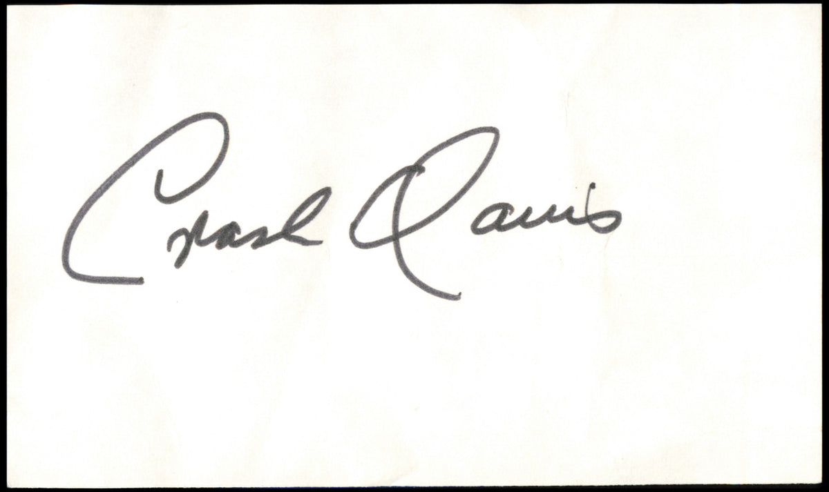 Crash Davis Autographed 3x5 Index Card Philadelphia A's SKU #254474