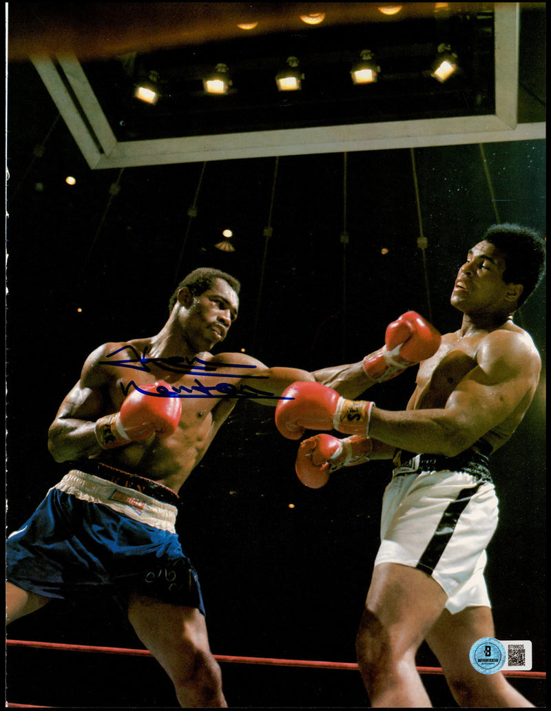 Ken Norton Autographed 9x12 Magazine Page Photo Beckett BAS QR #BT66625
