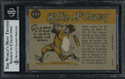 Willie McCovey Autographed 1960 Topps Card #554 San Francisco Giants Beckett BAS #12351491