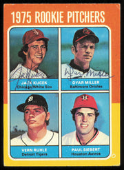 Jack Kucek & Dyar Miller Autographed 1975 Topps Rookie Card #614 SKU #254597