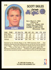 Scott Skiles Autographed 1989-90 Hoops Card #318 Orlando Magic SKU #254640