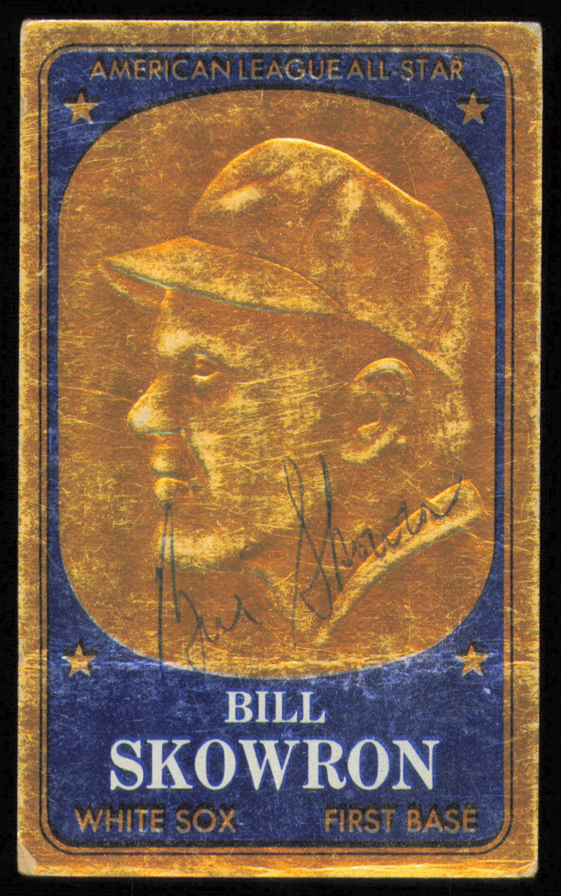 Bill Moose Skowron Autographed 1965 Topps Embossed Card #5 Chicago White Sox SKU #254645