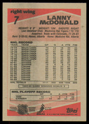 Lanny McDonald Autographed 1989-90 Topps Card #7 Calgary Flames SKU #254661