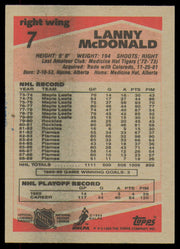 Lanny McDonald Autographed 1989-90 Topps Card #7 Calgary Flames SKU #254662