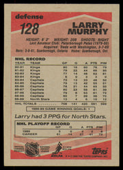 Larry Murphy Autographed 1989-90 Topps Card #128 Minnesota North Stars SKU #254689