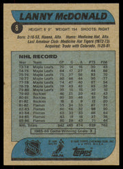 Lanny McDonald Autographed 1986-87 Topps Card #8 Calgary Flames SKU #254702