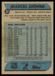 Marcel Dionne Autographed 1986-87 Topps Card #30 Los Angeles Kings SKU #254712
