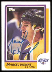 Marcel Dionne Autographed 1986-87 Topps Card #30 Los Angeles Kings SKU #254713