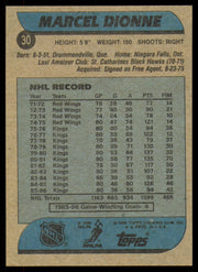 Marcel Dionne Autographed 1986-87 Topps Card #30 Los Angeles Kings SKU #254713