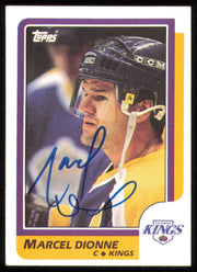 Marcel Dionne Autographed 1986-87 Topps Card #30 Los Angeles Kings SKU #254714