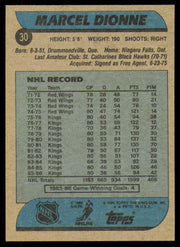 Marcel Dionne Autographed 1986-87 Topps Card #30 Los Angeles Kings SKU #254714