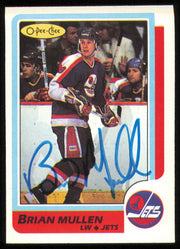 Brian Mullen Autographed 1986-87 O-Pee-Chee Card #38 Winnipeg Jets SKU #254724