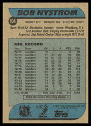 Bob Nystrom Autographed 1986-87 Topps Card #104 New York Islanders SKU #254756