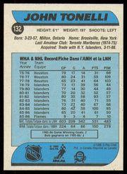 John Tonelli Autographed 1986-87 O-Pee-Chee Card #132 Calgary Flames SKU #254766
