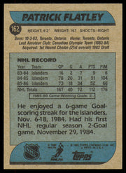 Patrick Flatley Autographed 1986-87 Topps Card #162 New York Islanders SKU #254775