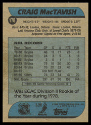 Craig McTavish Autographed 1986-87 Topps Card #178 Edmonton Oilers SKU #254788
