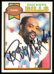 Reggie McKenzie Autographed 1979 Topps Card #468 Buffalo Bills SKU #254832