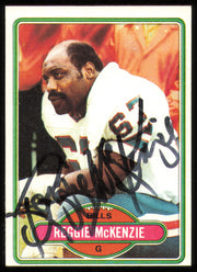 Reggie McKenzie Autographed 1981 Topps Card #218 Buffalo Bills SKU #254833