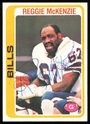 Reggie McKenzie Autographed 1978 Topps Card #323 Buffalo Bills SKU #254834