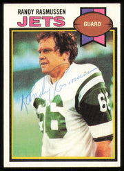 Randy Rasmussen Autographed 1979 Topps Card #247 New York Jets SKU #254836