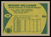 Reggie Williams Autographed 1989 Topps Card #36 Cincinnati Bengals SKU #254860
