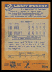 Larry Murphy Autographed 1988-89 Topps Card #141 Washington Capitals SKU #254904