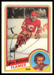 Lanny McDonald Autographed 1984-85 Topps Card #26 Calgary Flames SKU #254928