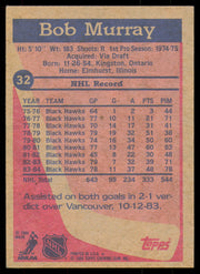 Bob Murray Autographed 1984-85 Topps Card #32 Chicago Blackhawks SKU #254944