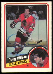 Doug Wilson Autographed 1984-85 O-Pee-Chee Card #48 Chicago Blackhawks SKU #254949