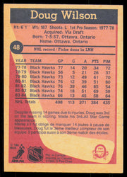 Doug Wilson Autographed 1984-85 O-Pee-Chee Card #48 Chicago Blackhawks SKU #254949