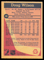 Doug Wilson Autographed 1984-85 O-Pee-Chee Card #48 Chicago Blackhawks SKU #254950