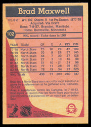 Brad Maxwell Autographed 1984-85 O-Pee-Chee Card #102 Minnesota North Stars SKU #254977