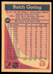 Butch Goring Autographed 1984-85 O-Pee-Chee Card #127 New York Islanders SKU #254987
