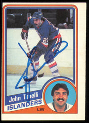 John Tonelli Autographed 1984-85 O-Pee-Chee Card #138 New York Islanders SKU #254996