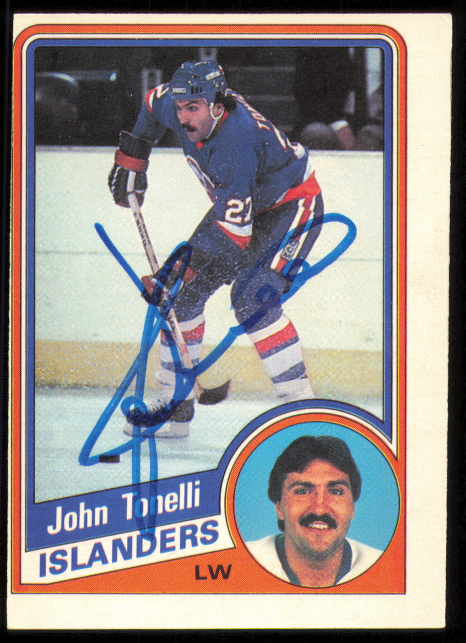 John Tonelli Autographed 1984-85 O-Pee-Chee Card #138 New York Islanders SKU #254996