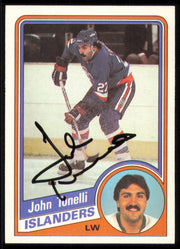 John Tonelli Autographed 1984-85 Topps Card #103 New York Islanders SKU #254999